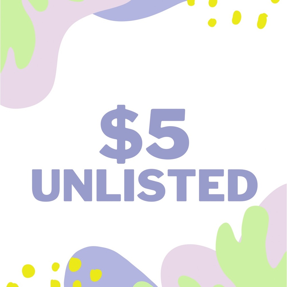 $5 Starts Unlisted - Picture 1 of 1